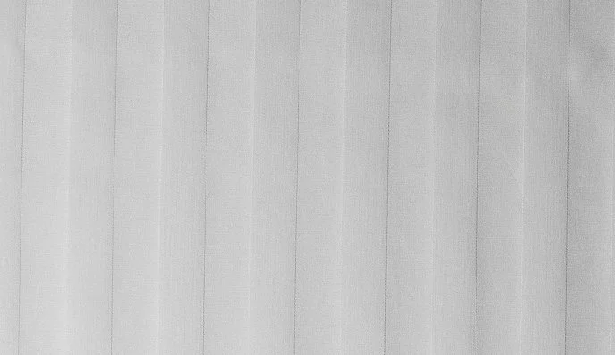 DeLuxe Woven Poly-Cotton Stripe White 2