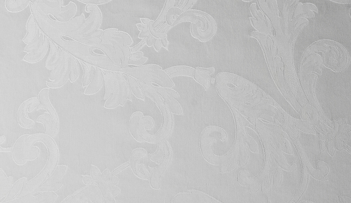 Lux Jacquard Cotton French Classics White