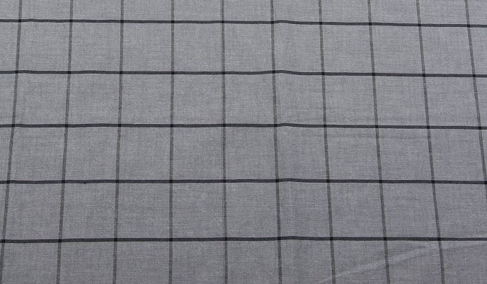 Washed Cotton Grey Denim Square